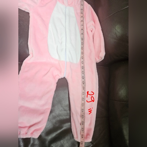 Bunny Toddler Costume, Pretend Play Onesie, Halloween Romper - Picture 6 of 7